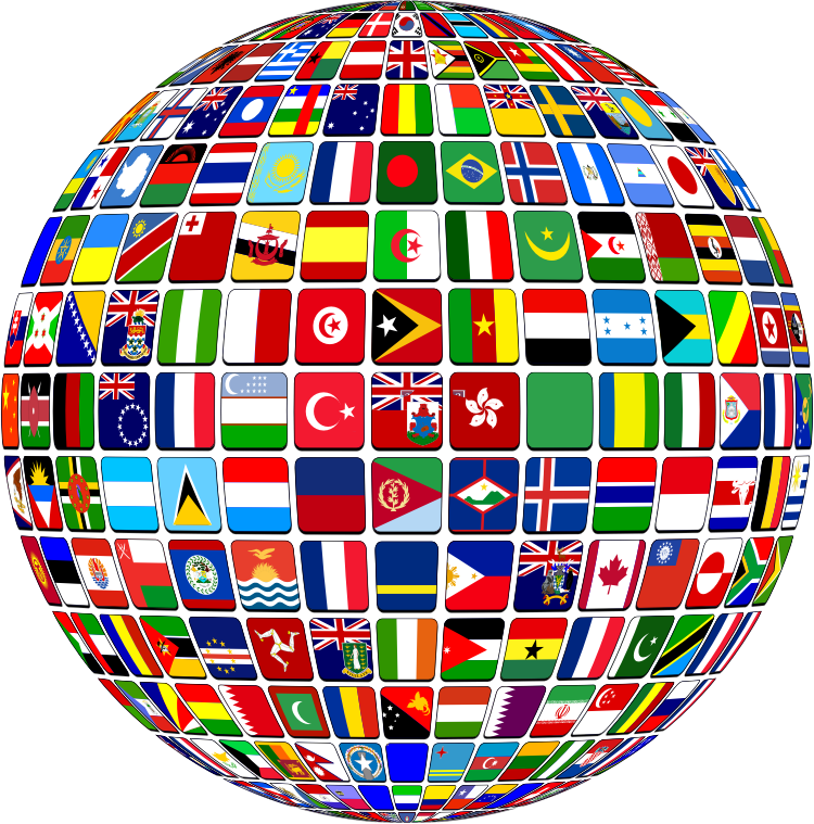 World-Flag-Buttons-Globe