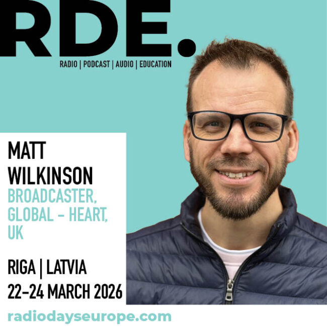 Speaker Spotlight: Broadcaster Matt Wilkinson (Heart, UK) - Radiodays ...